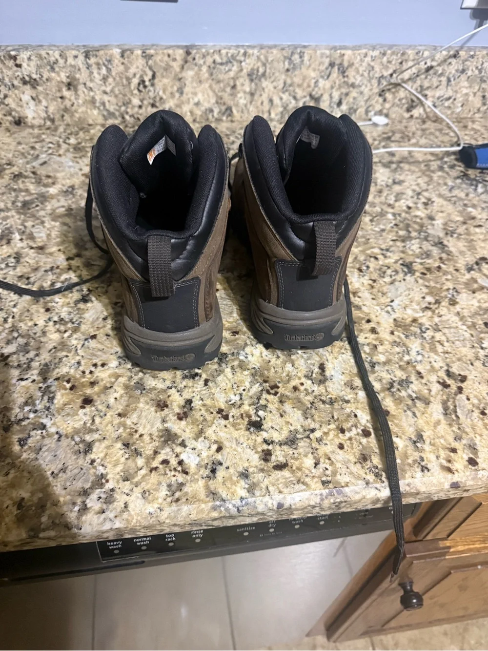 Timberland PRO Brown and Black Work Boots